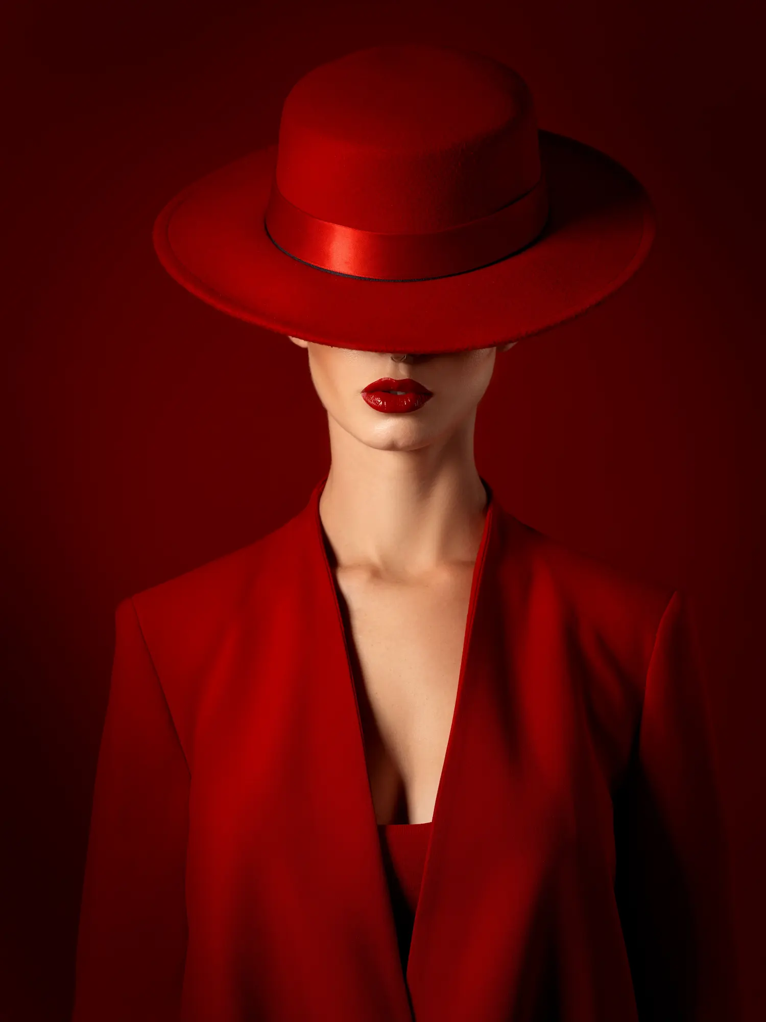 Vintage fashion and woman in a suit or hat in stu 2026 03 25 06 41 14 utc